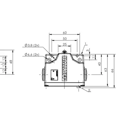 Блочный выключатель Balluff BNS 819-B03-R12-61-12-10-FC