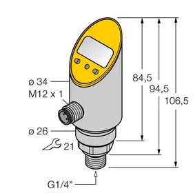 Датчик давления TURCK PS016V-304-LI2UPN8X-H1141