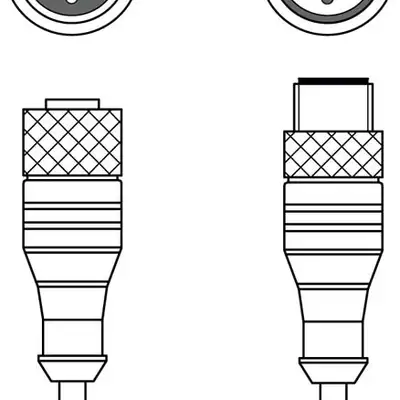 Соединительный кабель Leuze Electronic KDS DN-M12-5A-M12-5A-P3-100