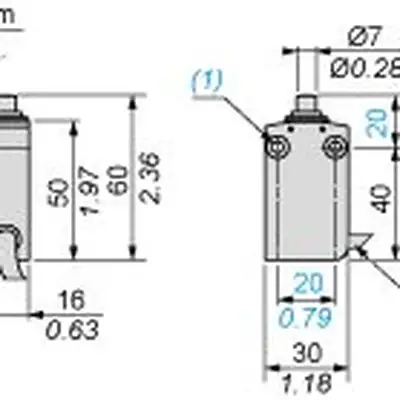 Kонцевой выключатель Telemecanique XCMN2910L1