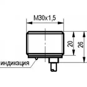 Индуктивный датчик ТЕКО ISB BS7A-31P-10-L