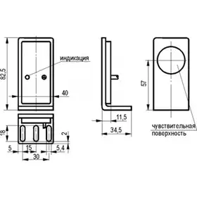 Индуктивный датчик ТЕКО ISB M2A-32P-10-LZ