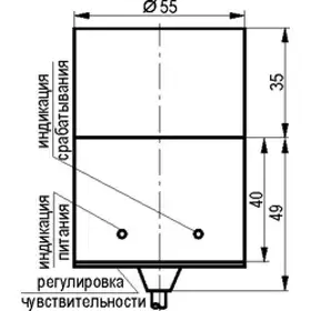 Индуктивный датчик ТЕКО ISN H52A5-31N-R35-LZ