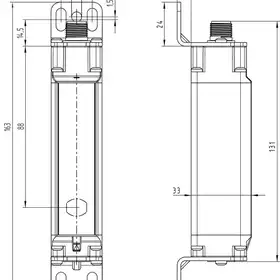 Cветовой барьер безопасности Schmersal SLB440-ER-1-ST-H