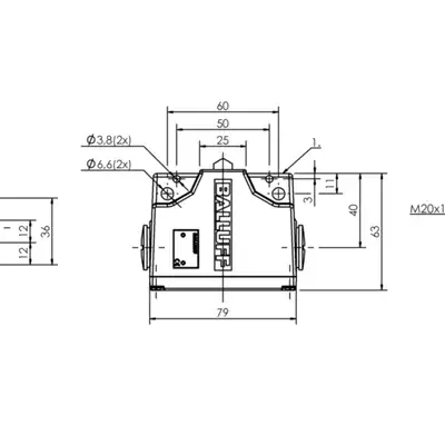 Блочный выключатель Balluff BNS 813-B02-D12-61-A-10-01