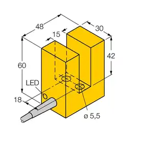 Индуктивный щелевой датчик TURCK SI15-K30-AP6X