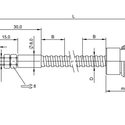 Оптоволоконный кабель Balluff BFO 18A-XAA-MZG-30-2,5