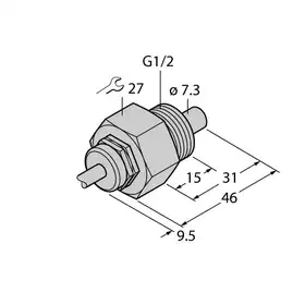 Датчик потока TURCK FCS-G1/2A4-NAEX0/D024