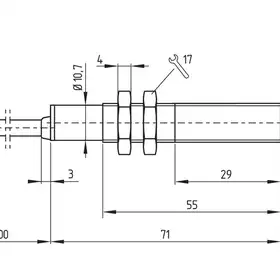 Магнитный герконовый датчик Schmersal BN12-RZ/V