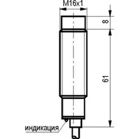 Индуктивный датчик ТЕКО ISN E3A-43N-6-LZ