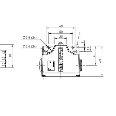 Блочный выключатель Balluff BNS 819-B03-K12-61-12-10