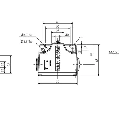 Блочный выключатель Balluff BNS 813-B02-R12-61-A-10-01