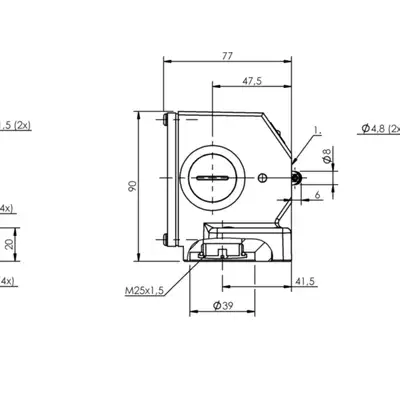 Блочный выключатель Balluff BNS 819-B03-L12-72-10
