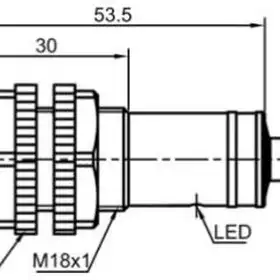 Оптический датчик LANBAO PR18GS-DM3DPC