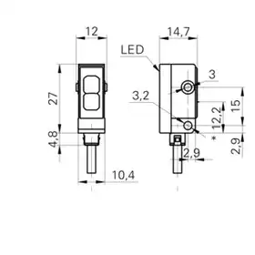 Оптический датчик Baumer FHDK 10G5120