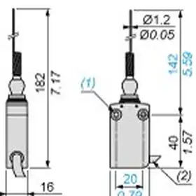 Kонцевой выключатель Telemecanique XCMN2106L2