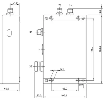 Блок обработки RFID Balluff BIS C-620-007-050-02-ST2