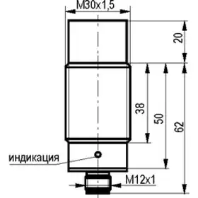 Индуктивный датчик ТЕКО ISN EC8A-31P-15-LZS4-C