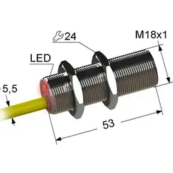 Индуктивный датчик Мега-К VB2-18M53-5B61-K
