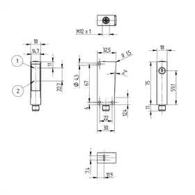 Оптический датчик Wenglor P1NH601