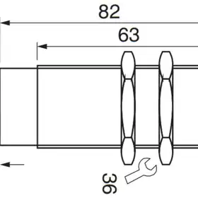 Индуктивный датчик EGE-Elektronik IGM 010 WS