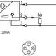 Индуктивный датчик расстояния LANBAO LR12XCF02LI4M-E2