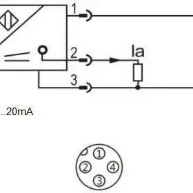 Индуктивный датчик расстояния LANBAO LR12XCF02LI4M-E2