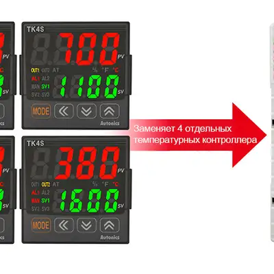 Температурный контроллер Autonics TMH4-N2CB