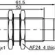 Индуктивный датчик LANBAO LR18XCF05DNCJ