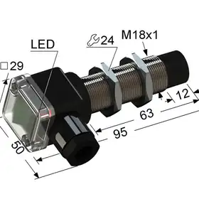 Индуктивный датчик Мега-К VB2-18M95-8N82-B
