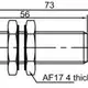 Индуктивный датчик LANBAO LR12XCN10DPCY-E2