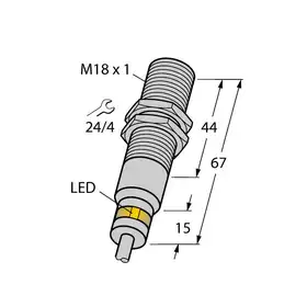 Индуктивный датчик TURCK BI5-EM18WD-AP6X/S929