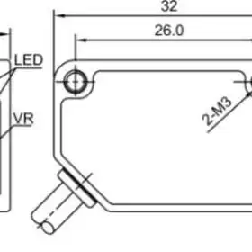 Оптический датчик LANBAO PSF-DM2DNB