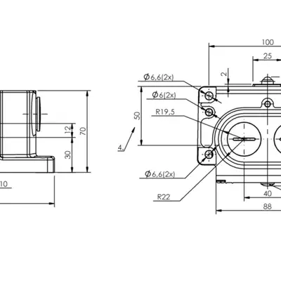 Блочный выключатель Balluff BNS 819-D02-K12-100-10-FD