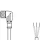 Разъем с кабелем Leuze Electronic KD U-M8-3W-V1-300