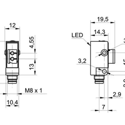Усилитель для оптоволоконных датчиков Baumer FVDK 10P5101/S35A