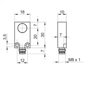 Индуктивный датчик расстояния Baumer IWFM 18U7504/S35A