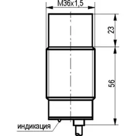 Индуктивный датчик ТЕКО ISN E9A-32P-20-LZ