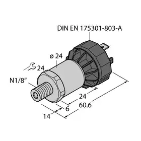 Датчик давления TURCK PT30PSIG-1014-I2-DA91/X