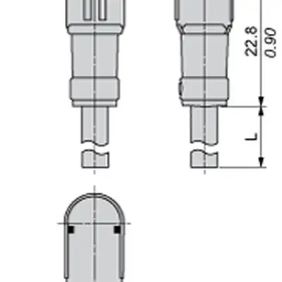 Разъем с кабелем Telemecanique XZCP0866L10