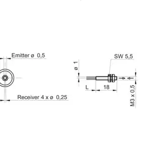 Оптоволоконный кабель Baumer FCE 200E1Y00