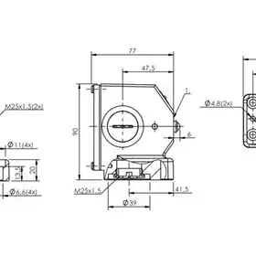 Блочный выключатель Balluff BNS 819-B05-K12-72-10