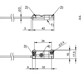 Датчик линейных перемещений Balluff BMP 01-ZLZPP21A-0032-00-P00,5-S4