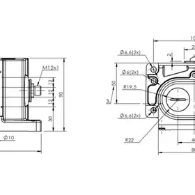 Блочный выключатель Balluff BNS 813-D04-D12-100-10-01-S80S