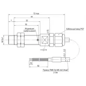 Индуктивный датчик ТЕКО ISNm FG2B8-31PS-4-L-3
