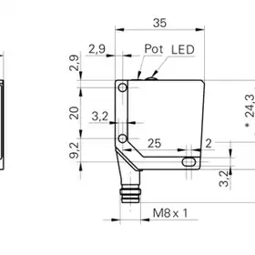 Оптический датчик Baumer FHDM 12N5001/S35A