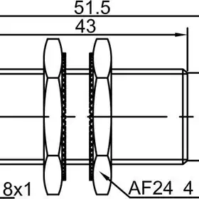Индуктивный датчик LANBAO LR18XBN08DPC