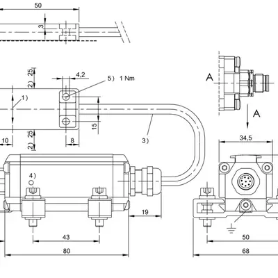 RFID головка чтения/записи Balluff BIS M-352-001-S115