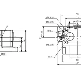 Блочный выключатель Balluff BNS 813-D02-D12-62-22-02-FC