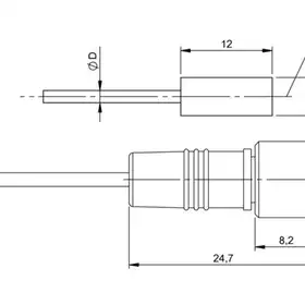 Оптоволоконный кабель Balluff BOH DI-G05-002-01-S49F